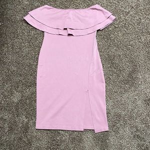 Fitted strapless dress